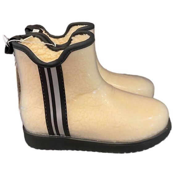 Wonder Nation Girls Faux Sherpa Boots - Picture 1 of 9